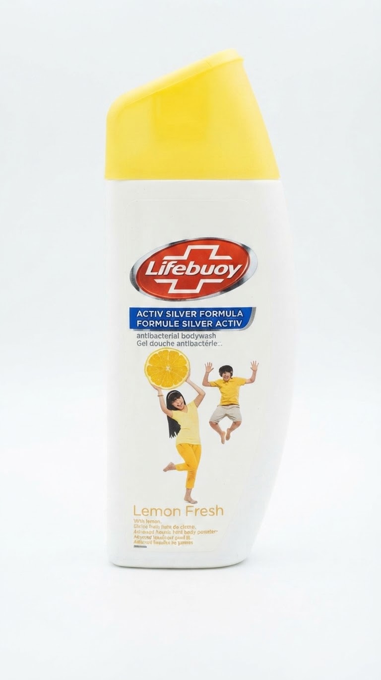 شامپو بدن آنتی‌باکتریال مدل Lemon Fresh (حاوی عصاره لیمو)